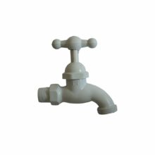 LLAVE PLASTICA BLANCA MANGUERA