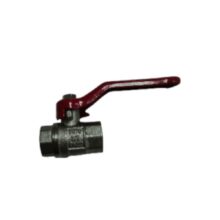 VALVULA BOLA MINI HEMBRA HEMBRA PALANCA CROMADA